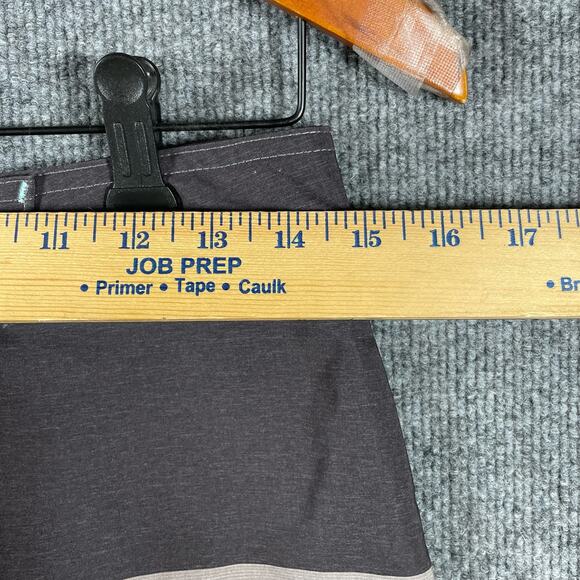 Trinity Board Shorts Men's 28 Gray Colorblock Casual Unlined Drawstring Swimwear - Picture 2 of 10